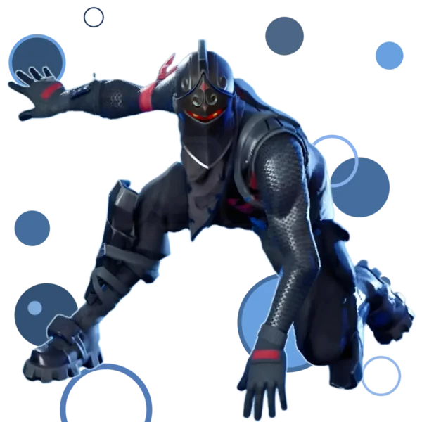 the Fortnite Black Knight skin, exuding power and dominance on the battlefield.