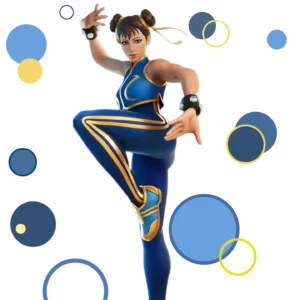 Chun Li Fortnite Skin in action