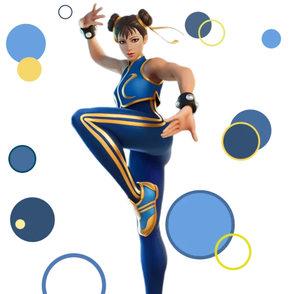 Chun Li Fortnite Skin in action