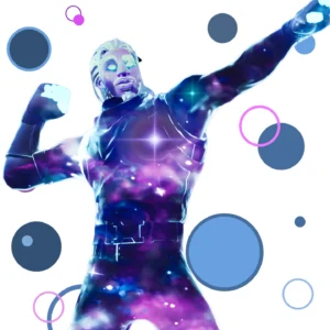 the exclusive Galaxy Fortnite Skin with a stunning cosmic design.