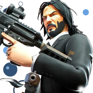 John Wick Skin - Transform into the legendary hitman in Fortnite.