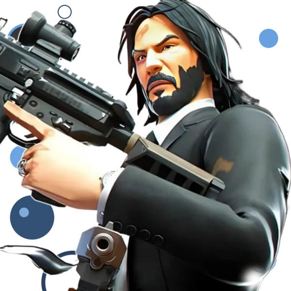 John Wick Skin - Transform into the legendary hitman in Fortnite.